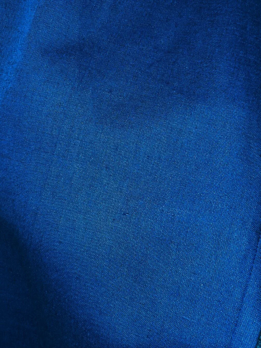 Last Call! EUC Sezane Jude Linen Cotton Cropped Pant Indigo Blue 36, 4, S
